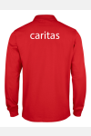 Langarmshirt Heidi - speziell für die Caritas, tailliert geschnitten, Farbe: rot, Größe: XS