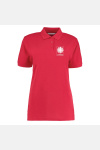 Poloshirt Erala - speziell für die Caritas, tailliert geschnitten, Farbe: rot, Größe: XXS