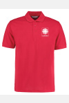 Poloshirt Eralon - speziell für die Caritas, gerade geschnitten, Farbe: rot, Größe: 6XL