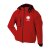 Winter Softshell Jacke Carl - speziell für die Caritas, gerade geschnitten, Farbe: rot/schwarz, Größe: 3XL