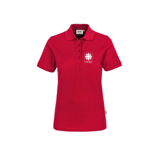 Poloshirt Inga - speziell für die Caritas, tailliert geschnitten, Farbe: weiß, Größe: XS