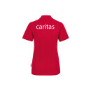 Poloshirt Inga - speziell f&uuml;r die Caritas, tailliert geschnitten, Farbe: wei&szlig;, Gr&ouml;&szlig;e: XS