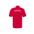 Poloshirt Ingo - speziell für die Caritas, gerade geschnitten, Farbe: rot, Größe: 3XL