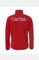 Fleecejacke Rylex - speziell für die Caritas, gerade geschnitten, Farbe: rot, Größe: 3XL