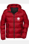 Outdoorjacke Lysara - speziell für die Caritas, tailliert geschnitten, Farbe: rot/schwarz, Größe: XS