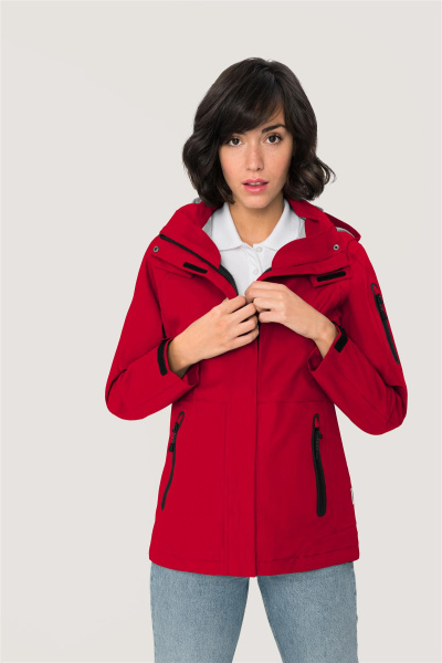 Outdoorjacke Tirina - speziell für die Caritas, tailliert geschnitten, Farbe: rot, Größe: XS