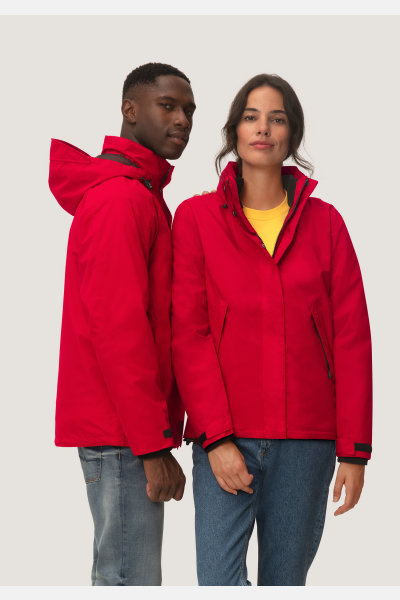 3-in-1 Jacke Ranora - speziell für die Caritas, tailliert geschnitten, Farbe: rot, Größe: XS