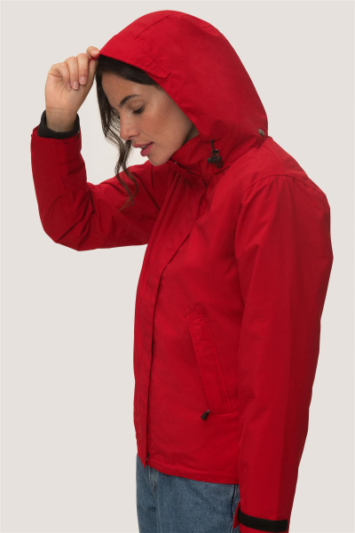 3-in-1 Jacke Ranora - speziell für die Caritas, tailliert geschnitten, Farbe: rot, Größe: XS