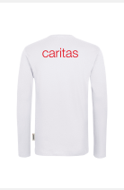 Langarmshirt Ira - speziell für die Caritas, tailliert geschnitten, Farbe: rot, Größe: XS