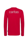 Langarmshirt Korvina - speziell für die Caritas, tailliert geschnitten, Farbe: rot, Größe: XS
