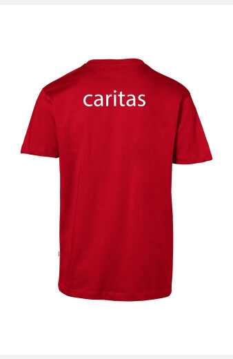 T-Shirt Emanuela - speziell für die Caritas, tailliert geschnitten, Farbe: weiß, Größe: XS