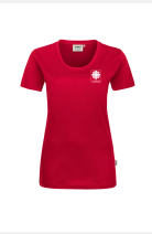 T-Shirt Falora - speziell für die Caritas, tailliert geschnitten, Farbe: rot, Größe: XS