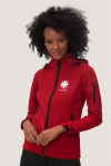 Softshelljacke Tonk - speziell für die Caritas, tailliert geschnitten, Farbe: rot, Größe: XS