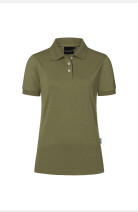 Poloshirt Joana, tailliert geschnitten, Farbe: moosgrün, Größe: XS