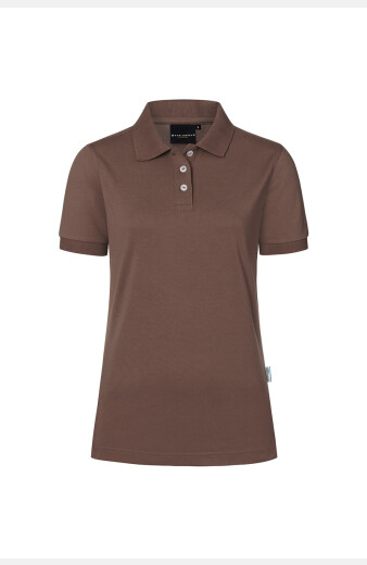 Poloshirt Joana, tailliert geschnitten, Farbe: hellbraun, Größe: XS