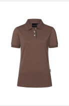 Poloshirt Joana, tailliert geschnitten, Farbe: hellbraun, Größe: XS