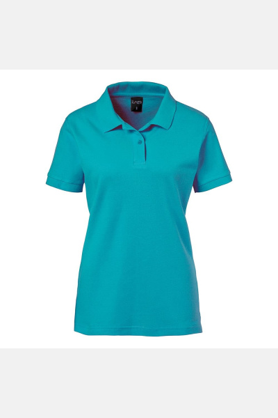 Damen Poloshirt, Farbe: teal, Größe: 2XL
