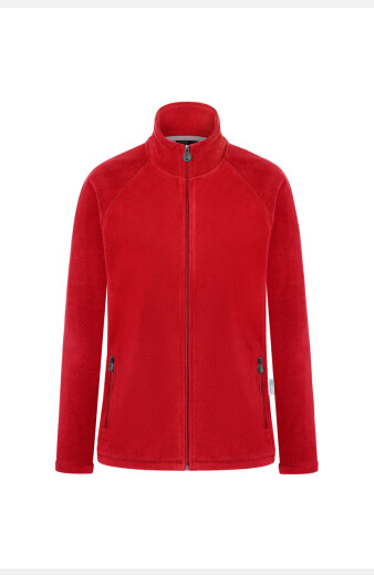 Fleecejacke Denise, tailliert geschnitten, Farbe: rot,...