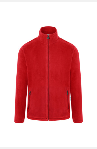 Fleecejacke Dennis, gerade geschnitten, Farbe: rot, Größe: S