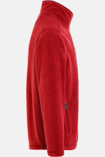 Fleecejacke Velorin, gerade geschnitten, Farbe: rot,...