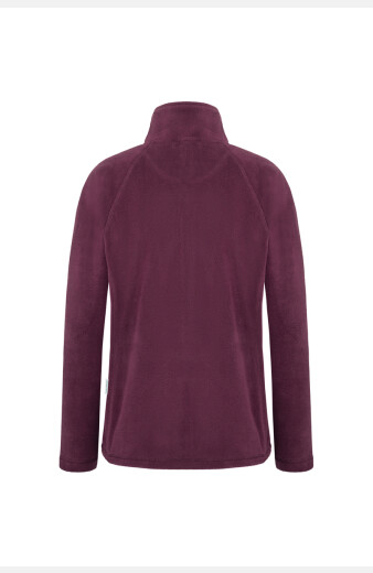 Fleecejacke Velora, tailliert geschnitten, Farbe: bordeaux, Größe: XS