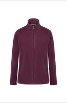 Fleecejacke Denise, tailliert geschnitten, Farbe: bordeaux, Größe: XS