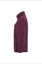 Fleecejacke Denise, tailliert geschnitten, Farbe: bordeaux, Größe: XS