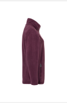 Fleecejacke Denise, tailliert geschnitten, Farbe: bordeaux, Größe: XS