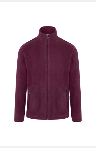 Fleecejacke Dennis, gerade geschnitten, Farbe: bordeaux, Größe: L