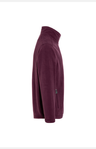 Fleecejacke Velorin, gerade geschnitten, Farbe: bordeaux, Größe: L