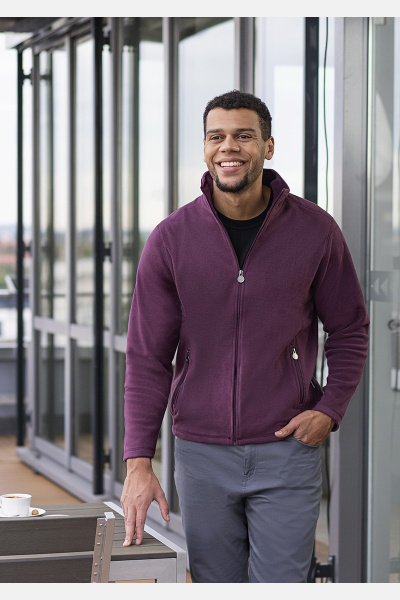 Fleecejacke Velorin, gerade geschnitten, Farbe: navy, Größe: M