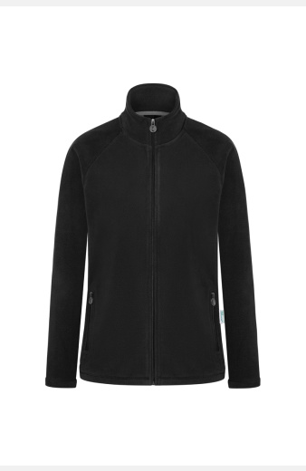 Fleecejacke Velora, tailliert geschnitten, Farbe: schwarz, Größe: XS