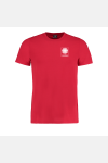 Unisex T-Shirt, Farbe: Rot, Größe: XS