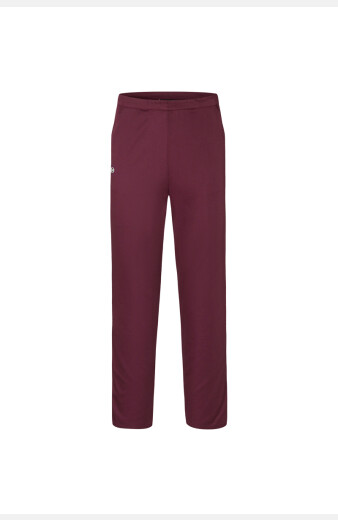 Fair und nachhaltig produzierte Unisex Bundhose Juri mit "Grüner Knopf" Label, Farbe: aubergine, Größe: 2XL