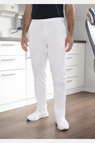 Fair und nachhaltig produzierte Unisex Bundhose Juri mit "Grüner Knopf" Label, Farbe: platingrau, Größe: XL