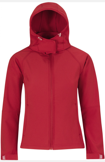 Softshelljacke Emilia, tailliert geschnitten, Farbe: rot, Größe: XS