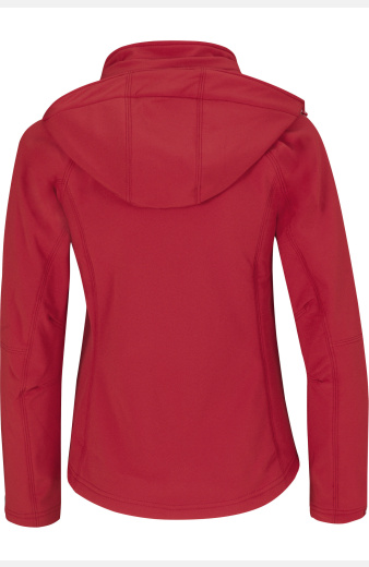 Softshelljacke Emilia, tailliert geschnitten, Farbe: rot, Größe: XS