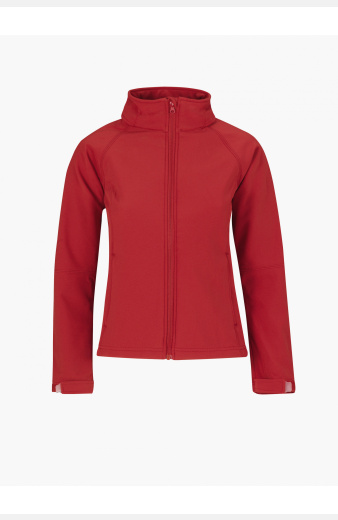 Softshelljacke Zarlina, tailliert geschnitten, Farbe: rot, Größe: XS