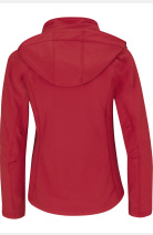 Softshelljacke Zarlina, tailliert geschnitten, Farbe: rot, Größe: XS