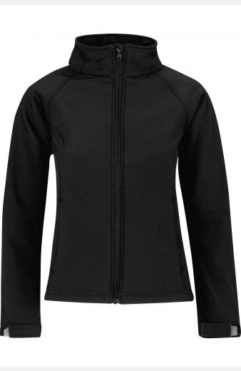 Softshelljacke Emilia, tailliert geschnitten, Farbe: schwarz, Größe: XS