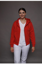 Kapuzenjacke carestin, Farbe: rot, Größe: XS