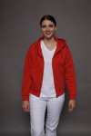 Kapuzenjacke carestin, Farbe: rot, Größe: 4XL