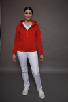 Kapuzenjacke carestin, Farbe: rot, Größe: 4XL