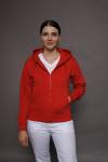 Kapuzenjacke carestin, Farbe: rot, Größe: 4XL