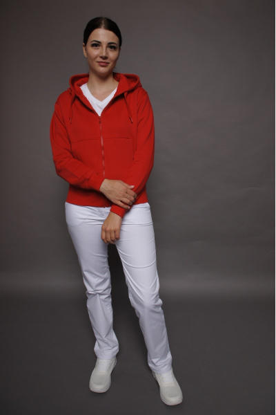 Kapuzenjacke carestin, Farbe: rot, Größe: 5XL