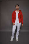 Kapuzenjacke carestin, Farbe: rot, Größe: 5XL