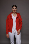 Kapuzenjacke carestin, Farbe: rot, Größe: 5XL