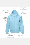 Kapuzenjacke carestin, Farbe: orange, Größe: XL