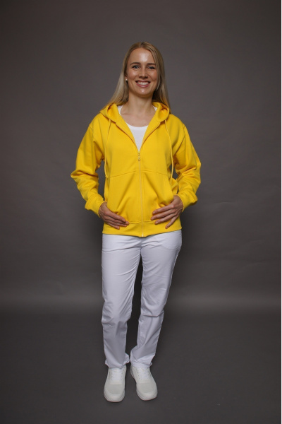 Kapuzenjacke carestin, Farbe: gelb, Größe: 4XL