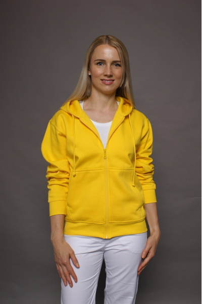 Kapuzenjacke carestin, Farbe: gelb, Größe: 4XL